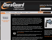 Tablet Screenshot of duraguard.com